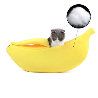 Banana Cat Bed