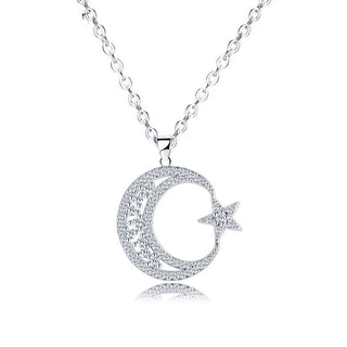 Crescent Pendant Necklace